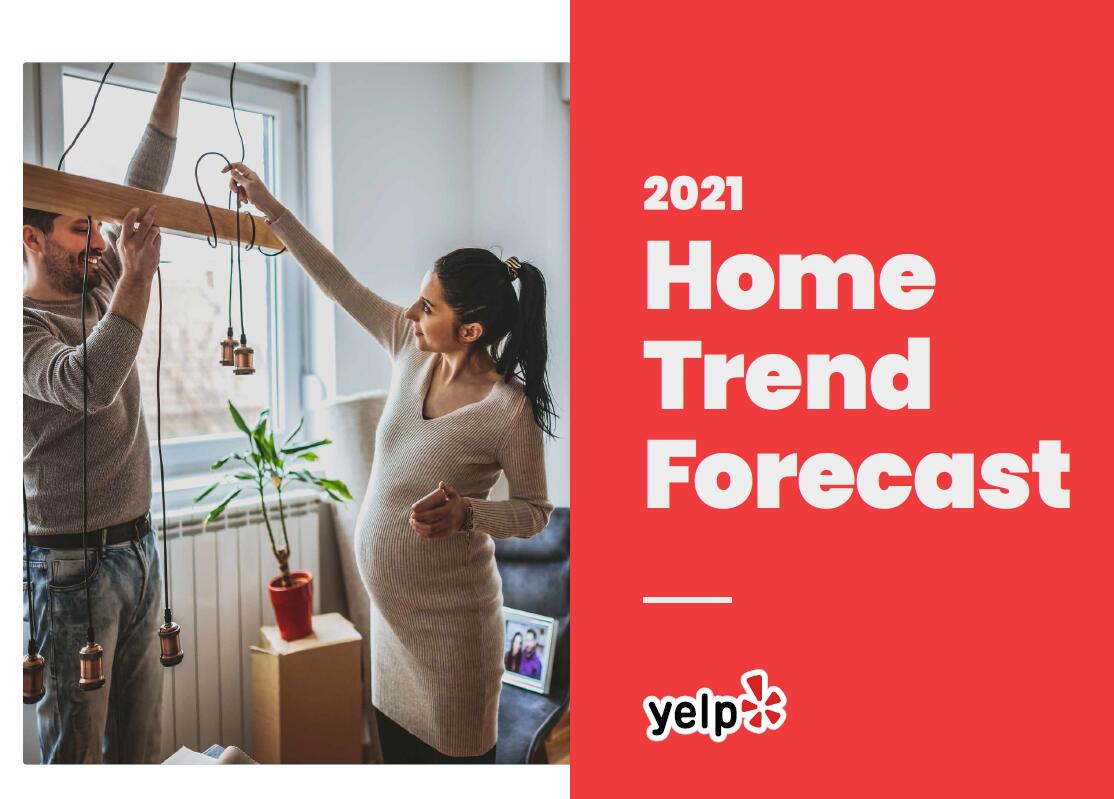 Yelp：2021年家居趨勢預測報告