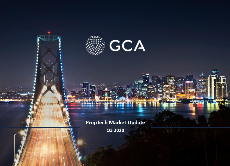 全球適應中心(GCA)：地產科技市場2020年第三季度現狀及預測報告