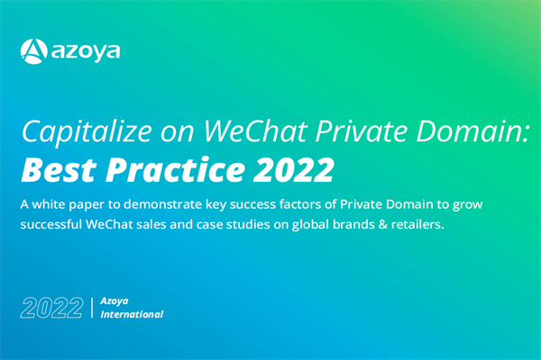 Azoya Consulting：2022年微信私域流量運營最佳實踐白皮書.pdf(附下載)