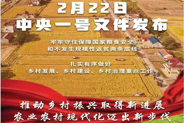 2022年中央一號文件發布！主要內容及全文一覽
