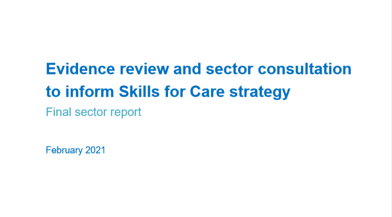 Skills for Care：護理部門審查與咨詢最終報告