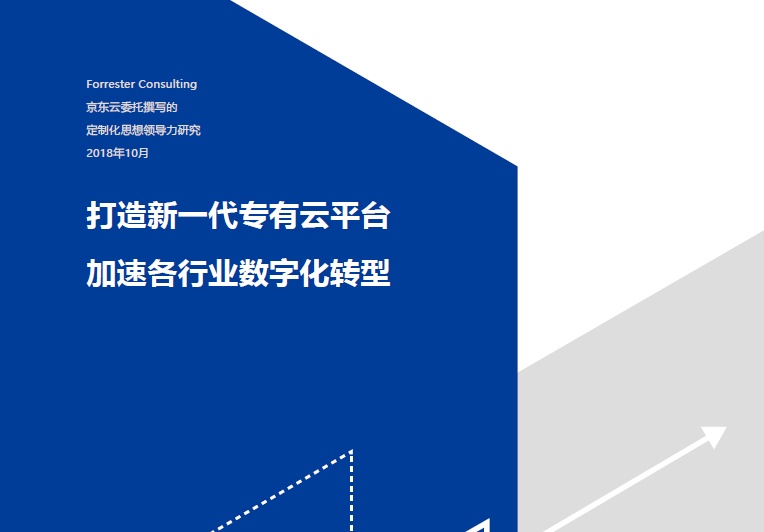 京東云:專有云思想領導力白皮書(附下載地址)