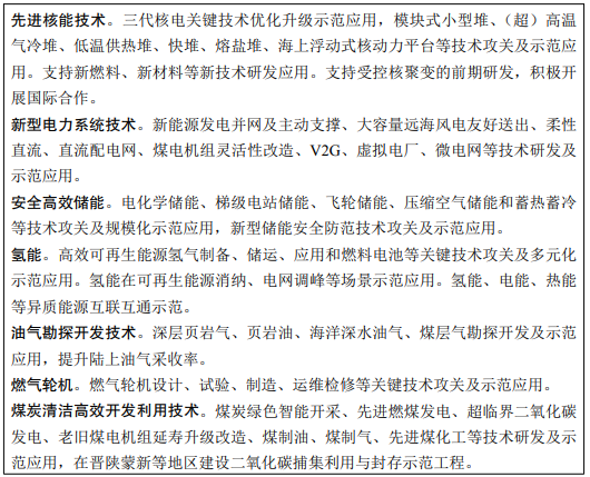 十四五現代能源體系規劃全文